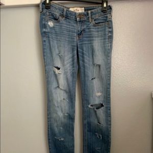 Hollister ripped jeans